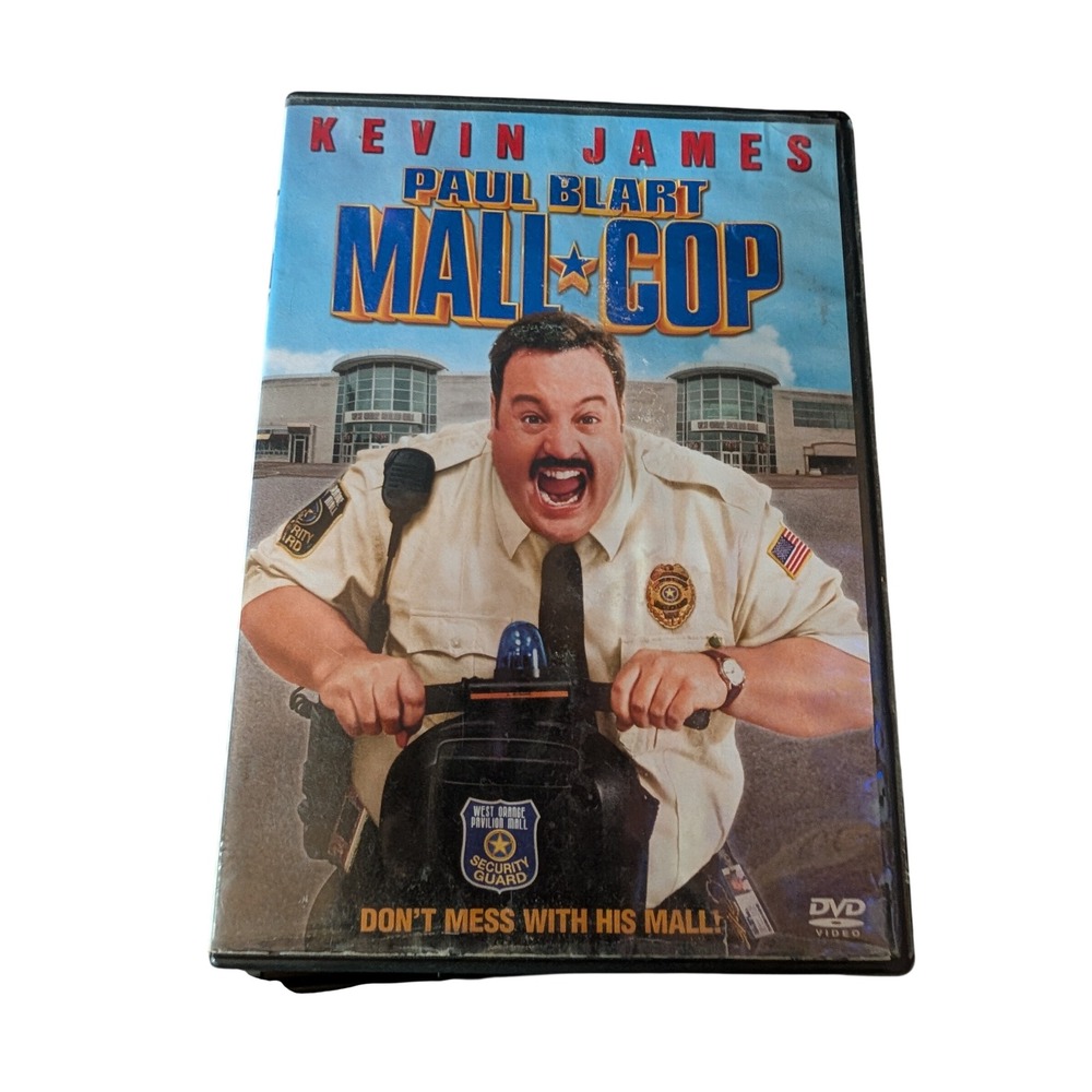 Sony Paul Blart Mall Cop DVD Unisex One Size Black Good Kevin James Comedy